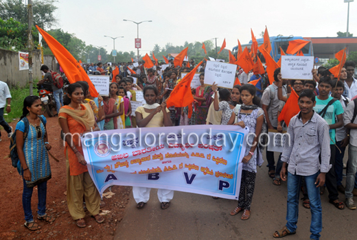 ABVP protest  1